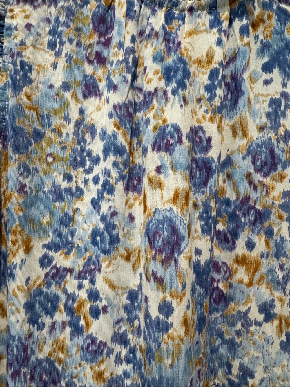 Pinch Blue and Cream Floral Tiered Dress - Picture 3 of 7